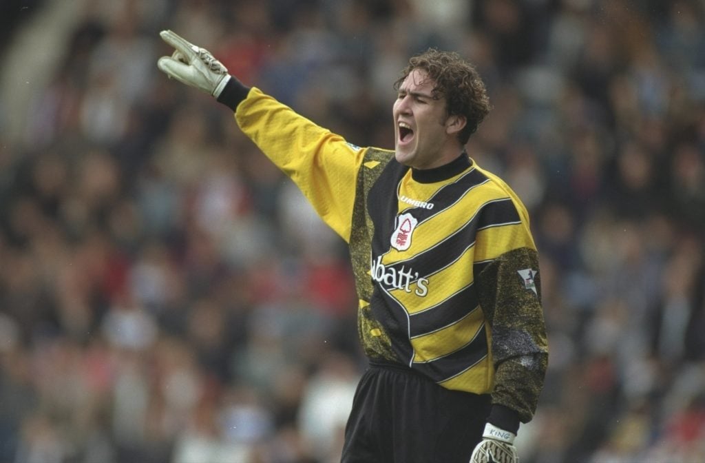 Nottingham Forest goalkeeper Mark Crossley