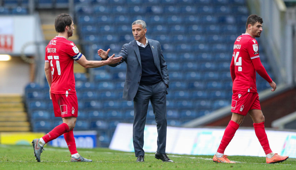 Harry Arter Chris Hughton Nottingham Forest