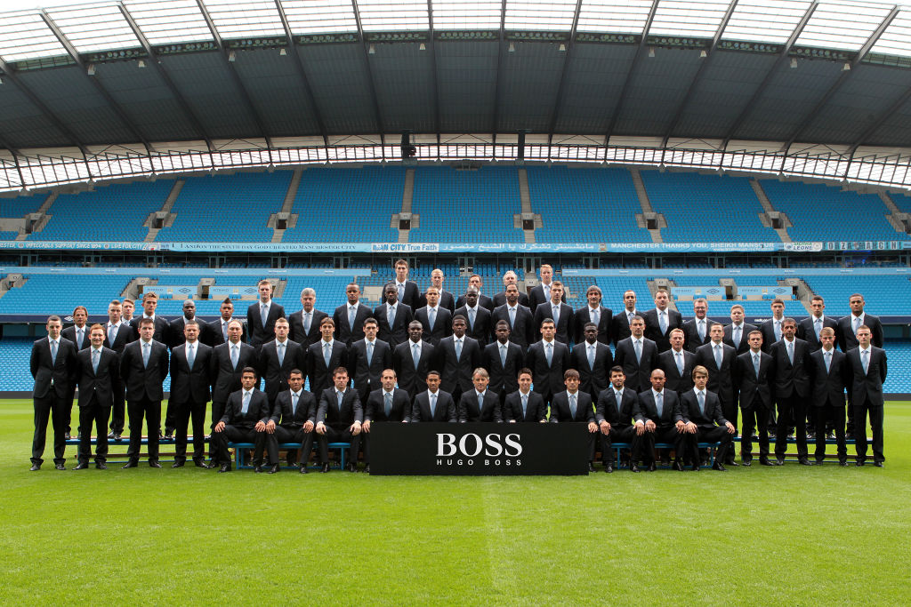 Soccer - Manchester City - Hugo Boss Partnership Team Photocall - Etihad Stadium