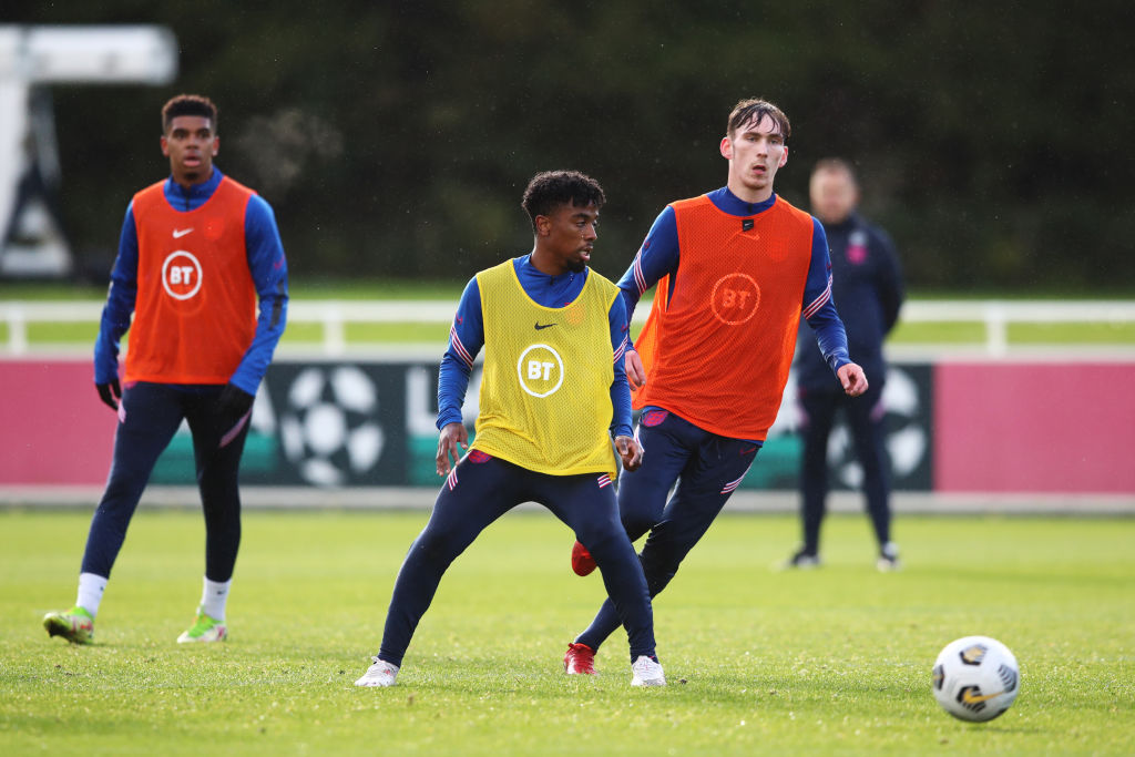 England MU21 Training Session