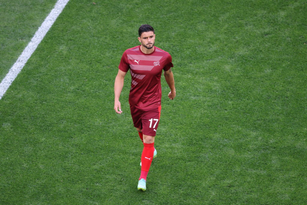 Loris Benito (17) of Switzerland seen during the European