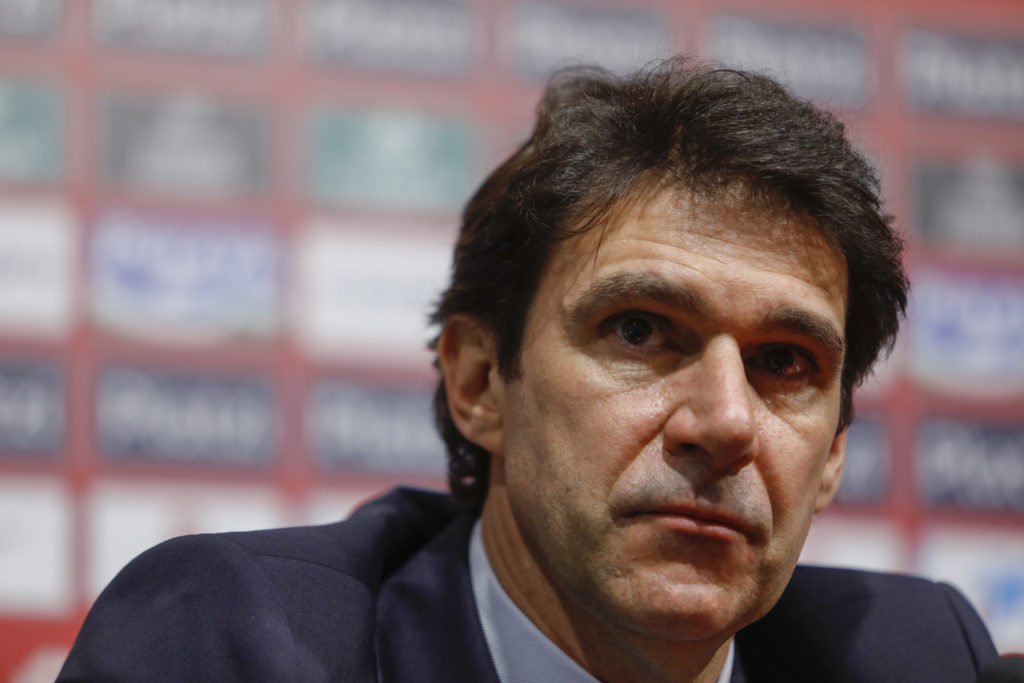 Aitor Karanka is presented as the new manager of Granada CF in La Liga