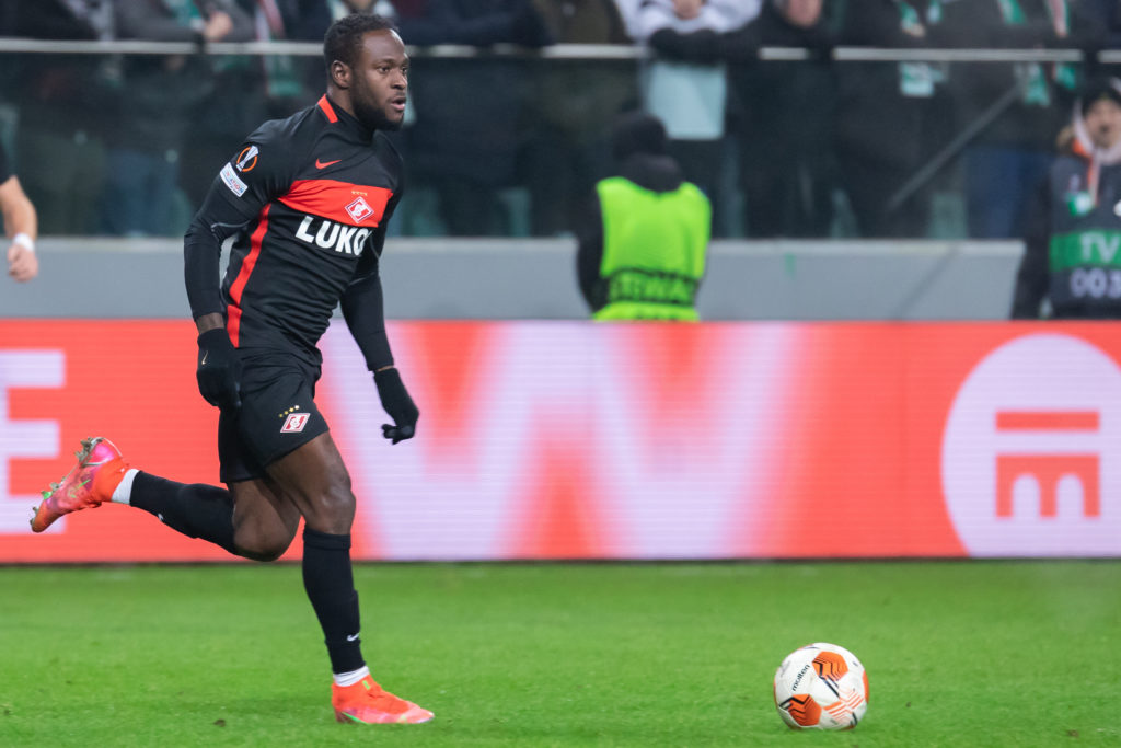 Victor Moses of Spartak in action during the UEFA Europa