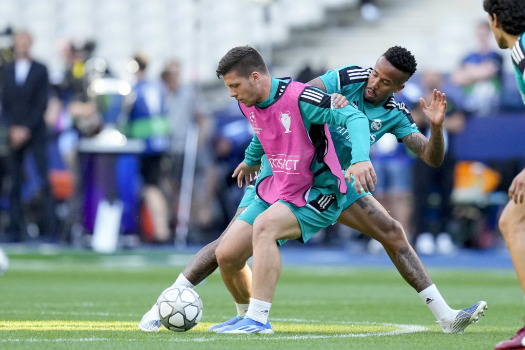 Real Madrid Training Session And Press Conference - UEFA Champions League Final 2021/22