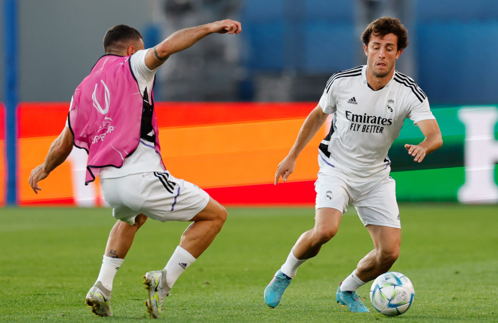 Real Madrid CF Training Session And Press Conference - UEFA Super Cup Final 2022