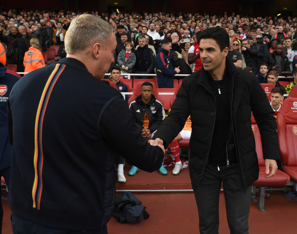 Enrique praised Arteta