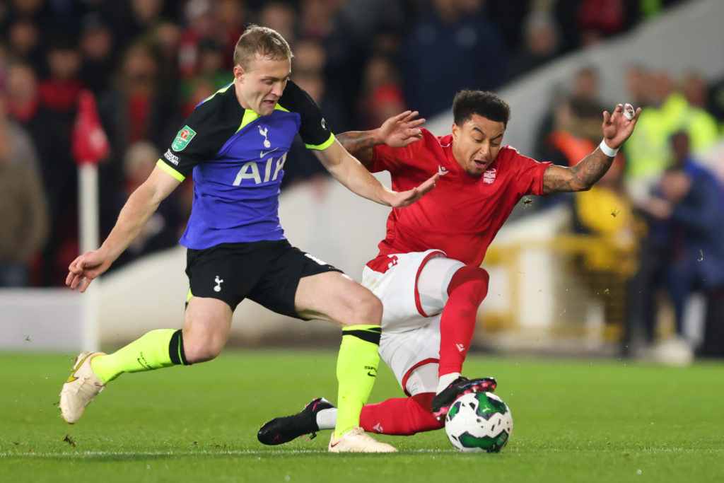 Lingard spotted training