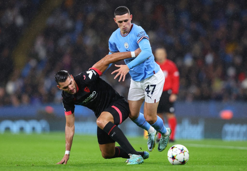Manchester City v Sevilla FC: Group G - UEFA Champions League