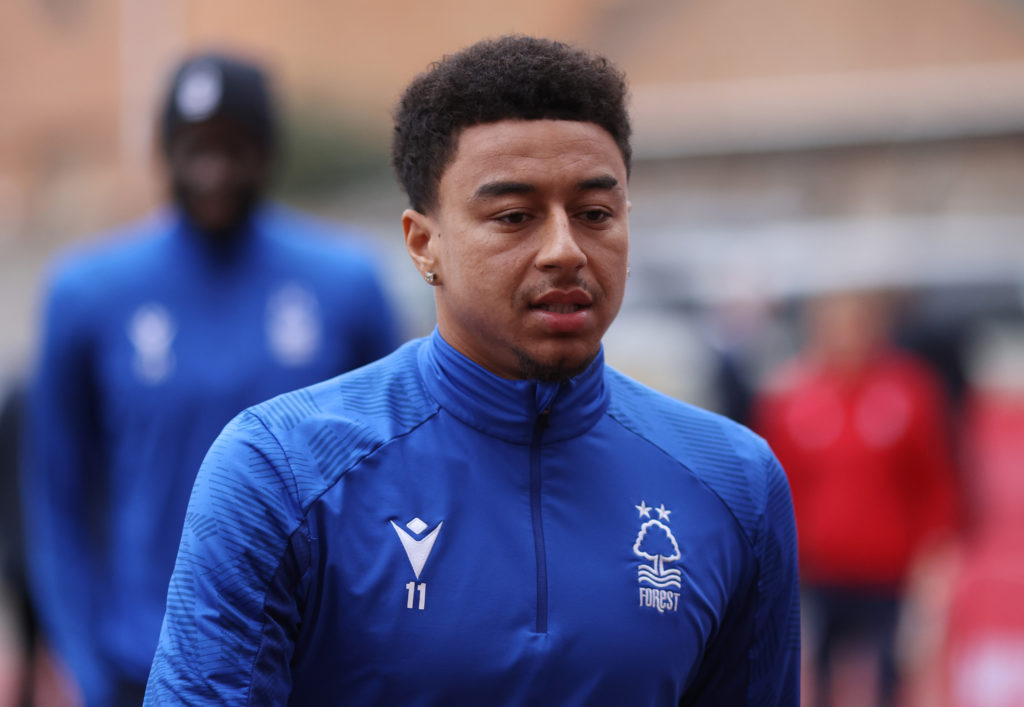 Lingard spotted training