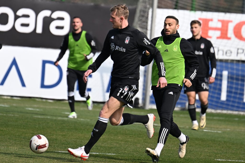 Besiktas training session in Istanbul