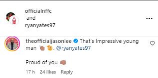 Jason Lee replies to Ryan Yates