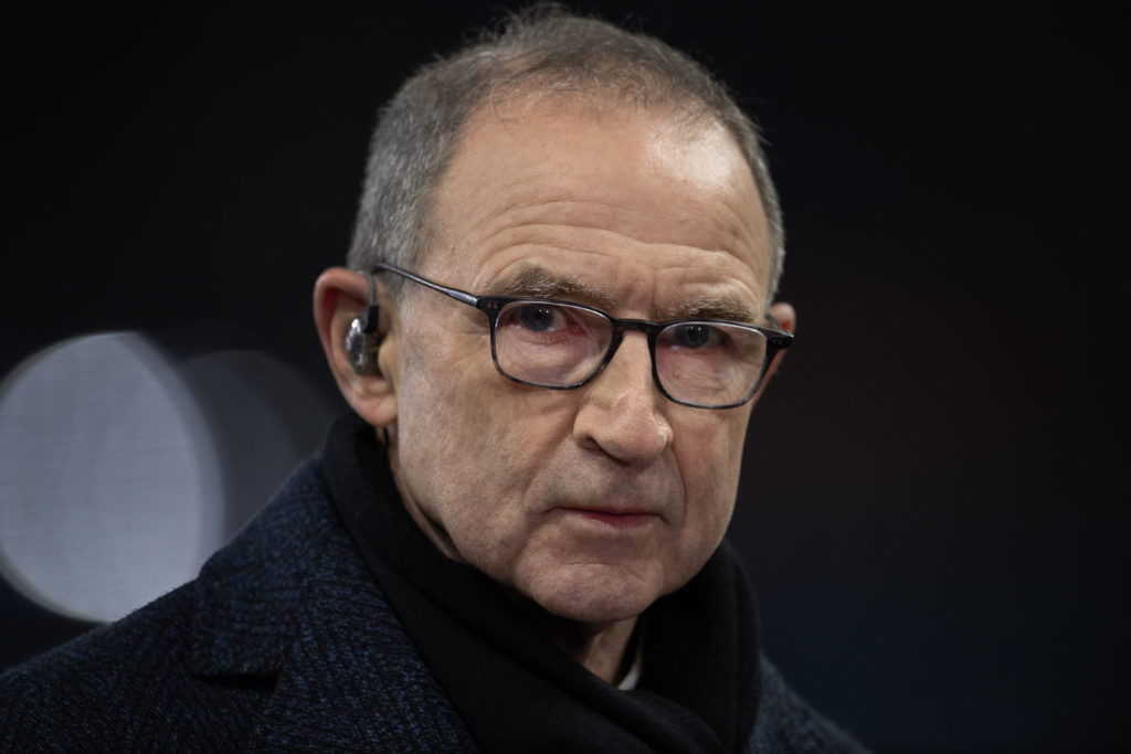 Martin O'Neill on punditry duty for Aston Villa vs Manchester City