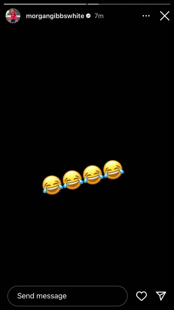 Gibbs-White reaction to England squad