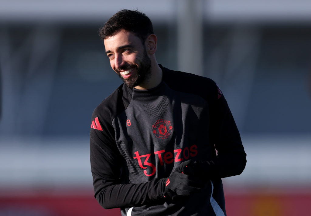 Manchester United Training Session And Press Conference - UEFA Europa League 2024/25 League Phase MD5