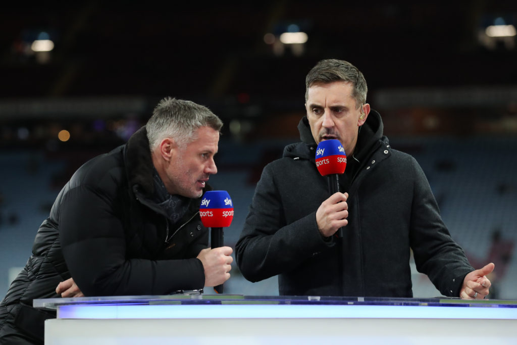 Jamie Carragher and Gary Neville.