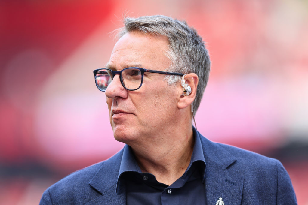 Paul Merson working as a pundit for TV
