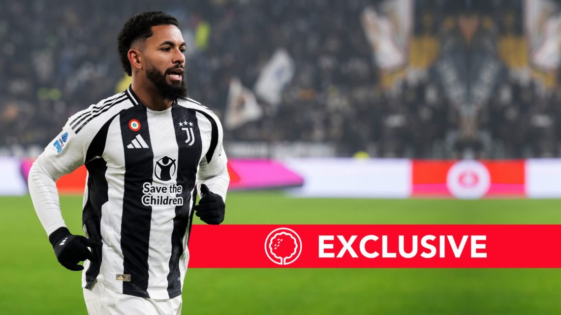 Douglas Luiz of Juventus FC looks on during the Serie A football match between Juventus FC and Venezia FC