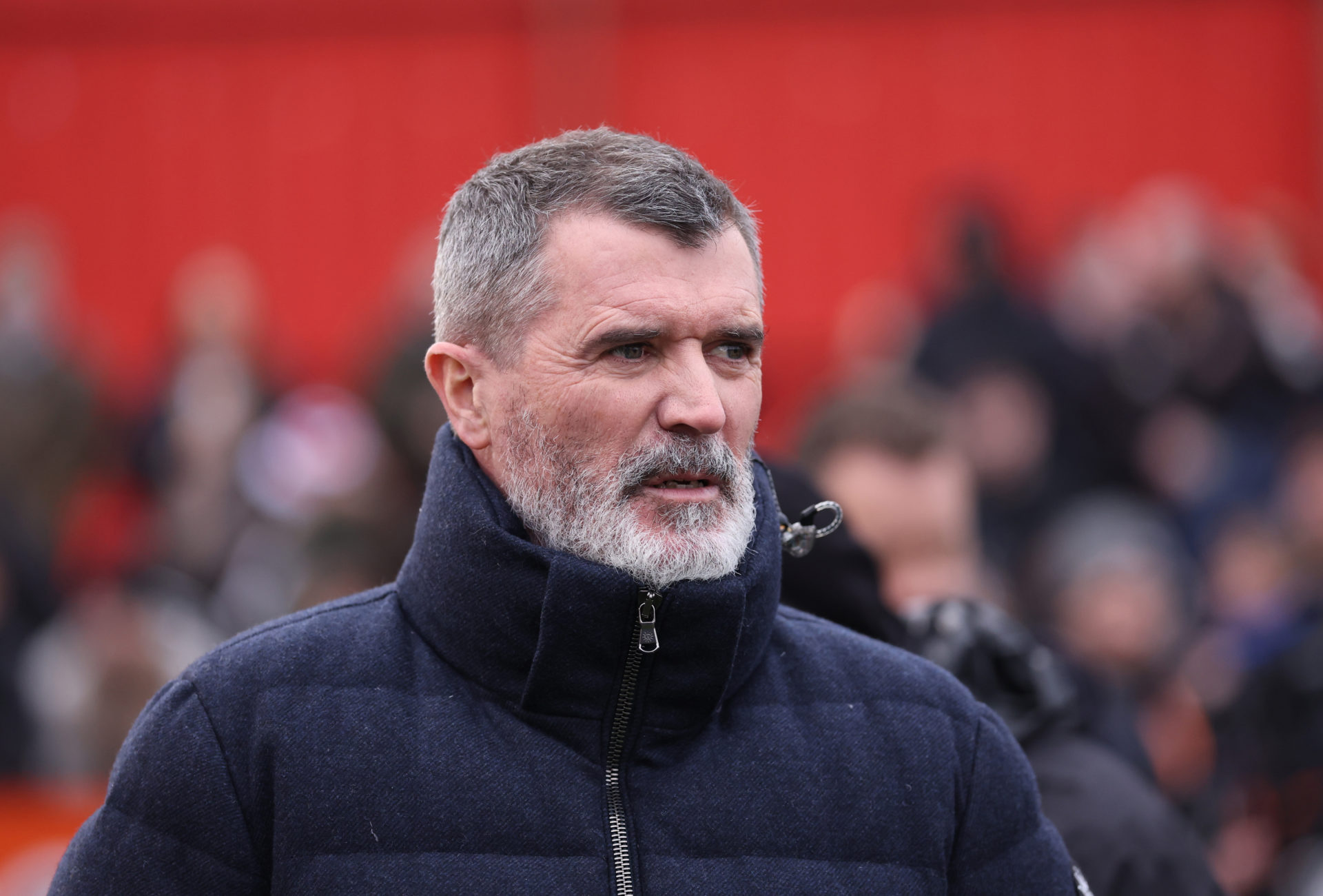 Roy Keane at Tamworth vs Tottenham Hotspur.