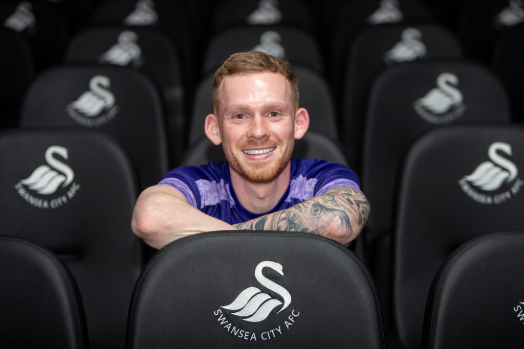 Swansea City Unveil New Signing Lewis O'Brien