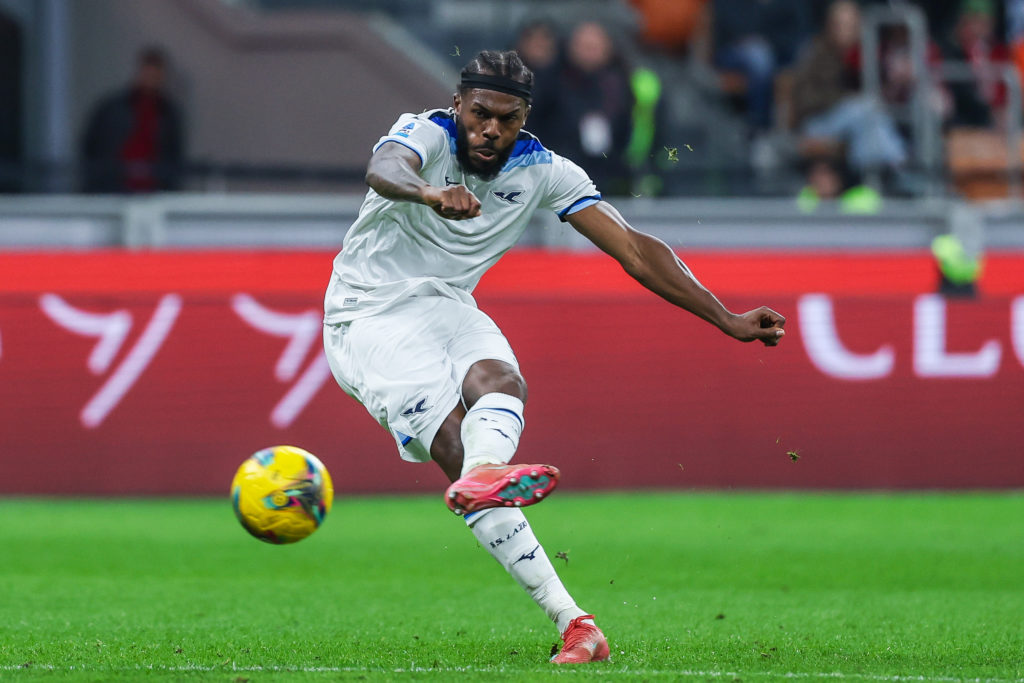 Nuno Tavares of SS Lazio seen in action during Serie A 2024/