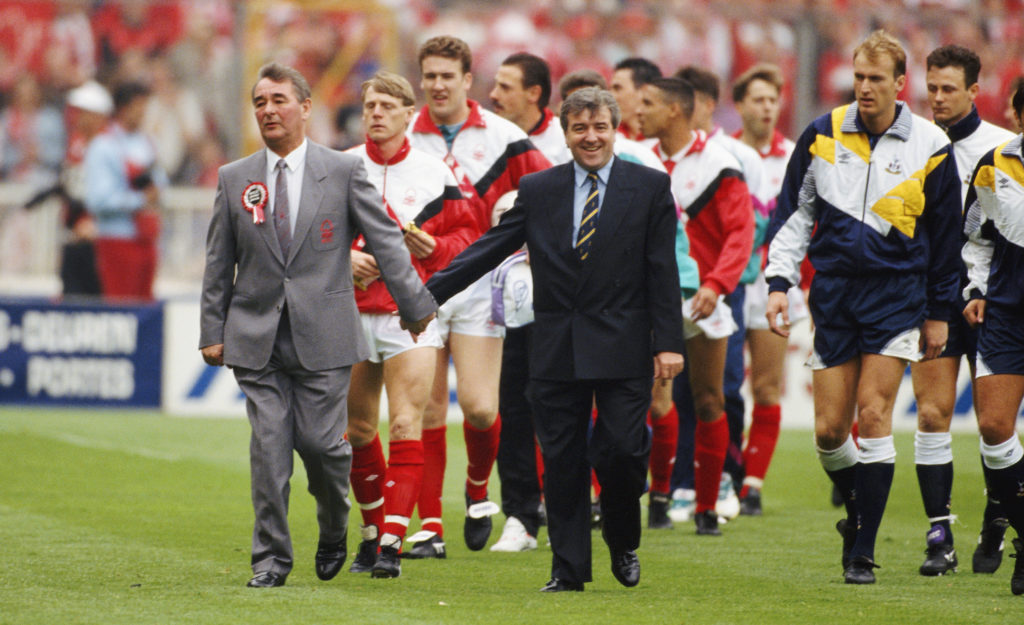 Brian Clough and Terry Venables 1991 FA Cup Final