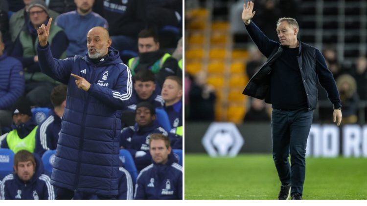 Left: Nuno Espirito Santo, Right: Steve Cooper