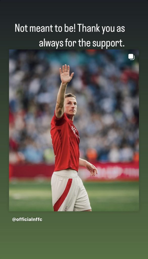 Chris Wood Instagram Story