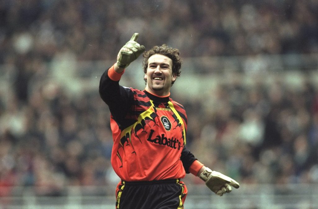 Nottingham Forest goalkeeper Mark Crossley