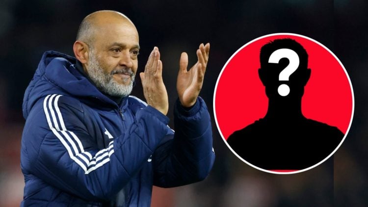 Main: Nuno Espirito Santo Head Coach of Nottingham Forest applauds the fans after winning the Premier League match between Nottingham Forest FC and...