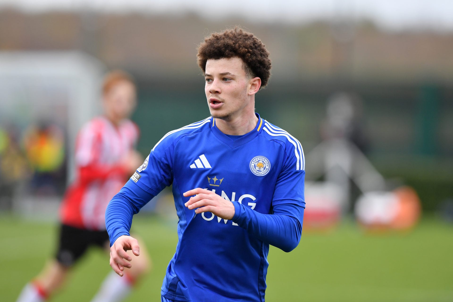 Leicester City striker Lorenz Hutchinson in action.