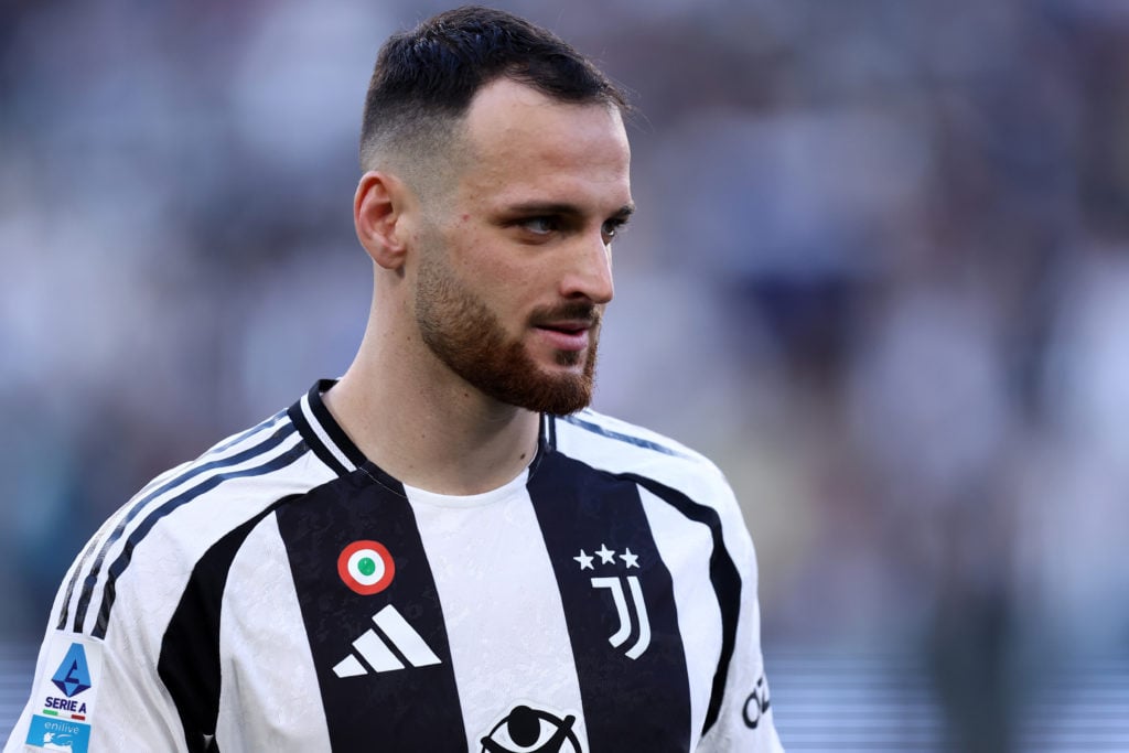 Federico Gatti of Juventus Fc looks on during the Serie A
