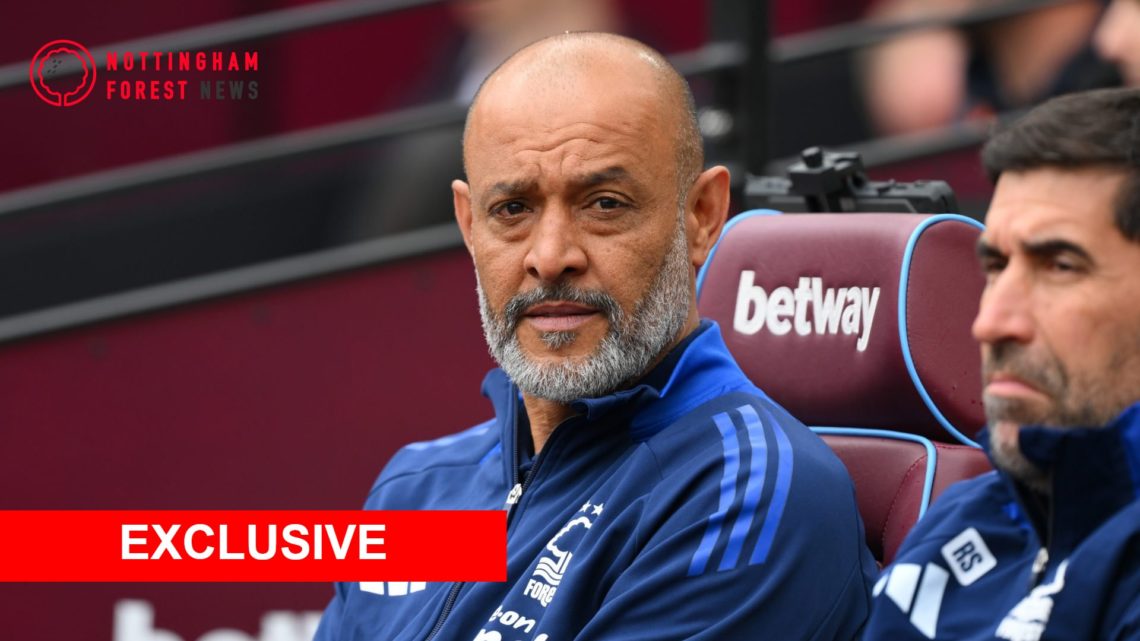 Nuno Espirito Santo oversees Forest vs West Ham