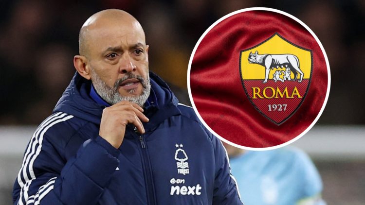 Nuno Espirito Santo, Manager of Nottingham Forest, looks dejected after the team's defeat during the Premier League match between AFC Bournemouth a...