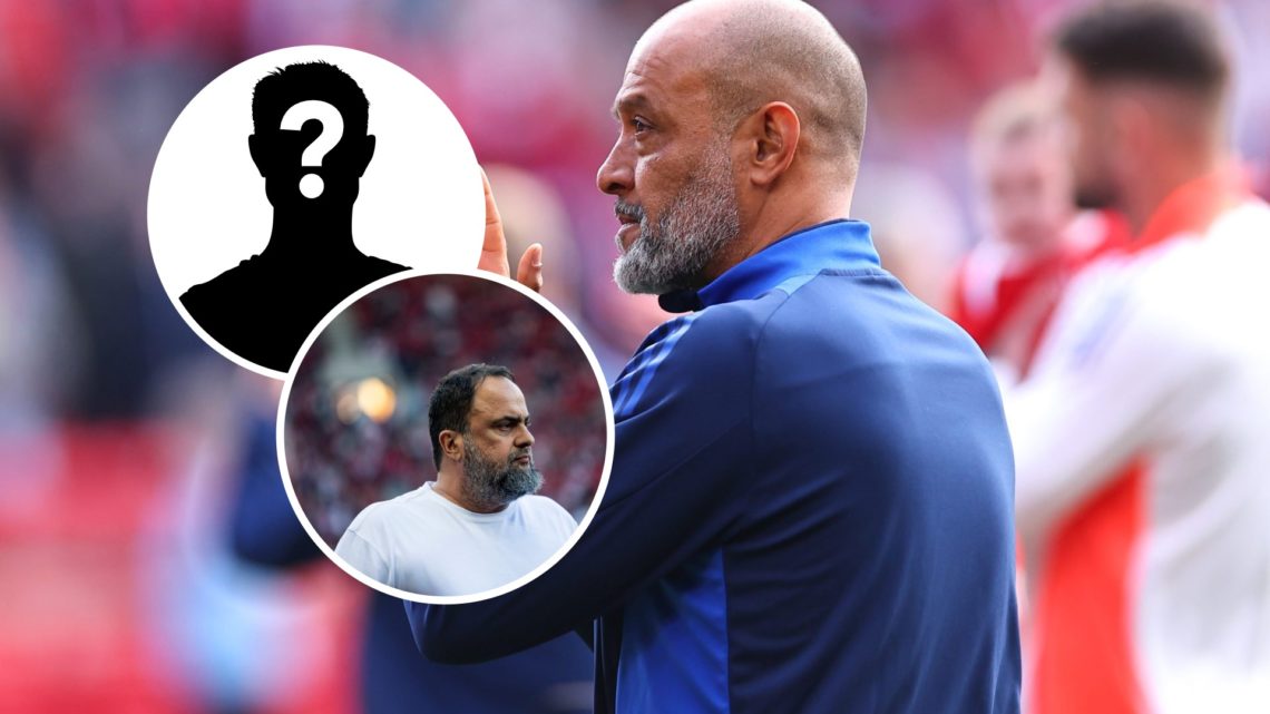 Nuno Espirito Santo with Inset: Evangelos Marinakis