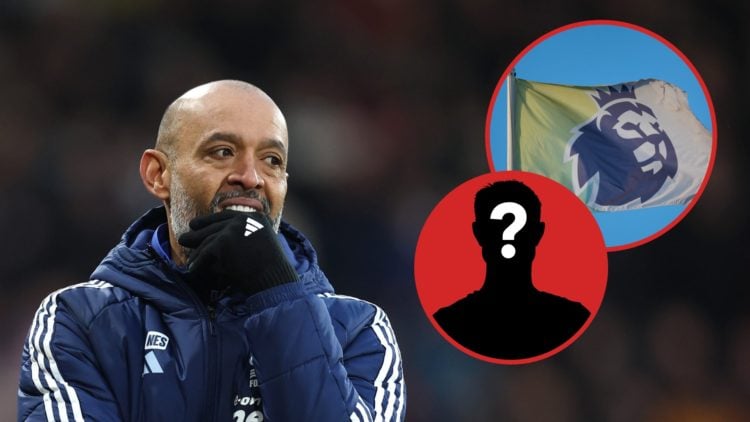Nottingham Forest manager Nuno Espirito Santo during the Premier League match between AFC Bournemouth and Nottingham Forest FC. Inset: A detailed v...