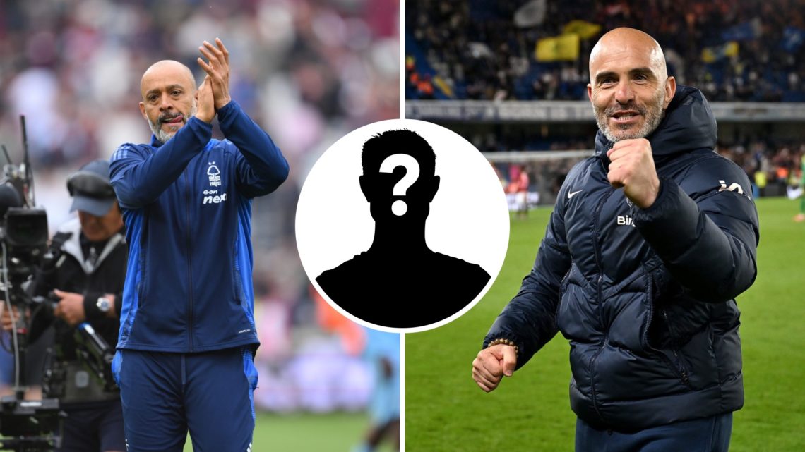 Forest boss Nuno Espirito Santo and Chelsea manager Enzo Maresca