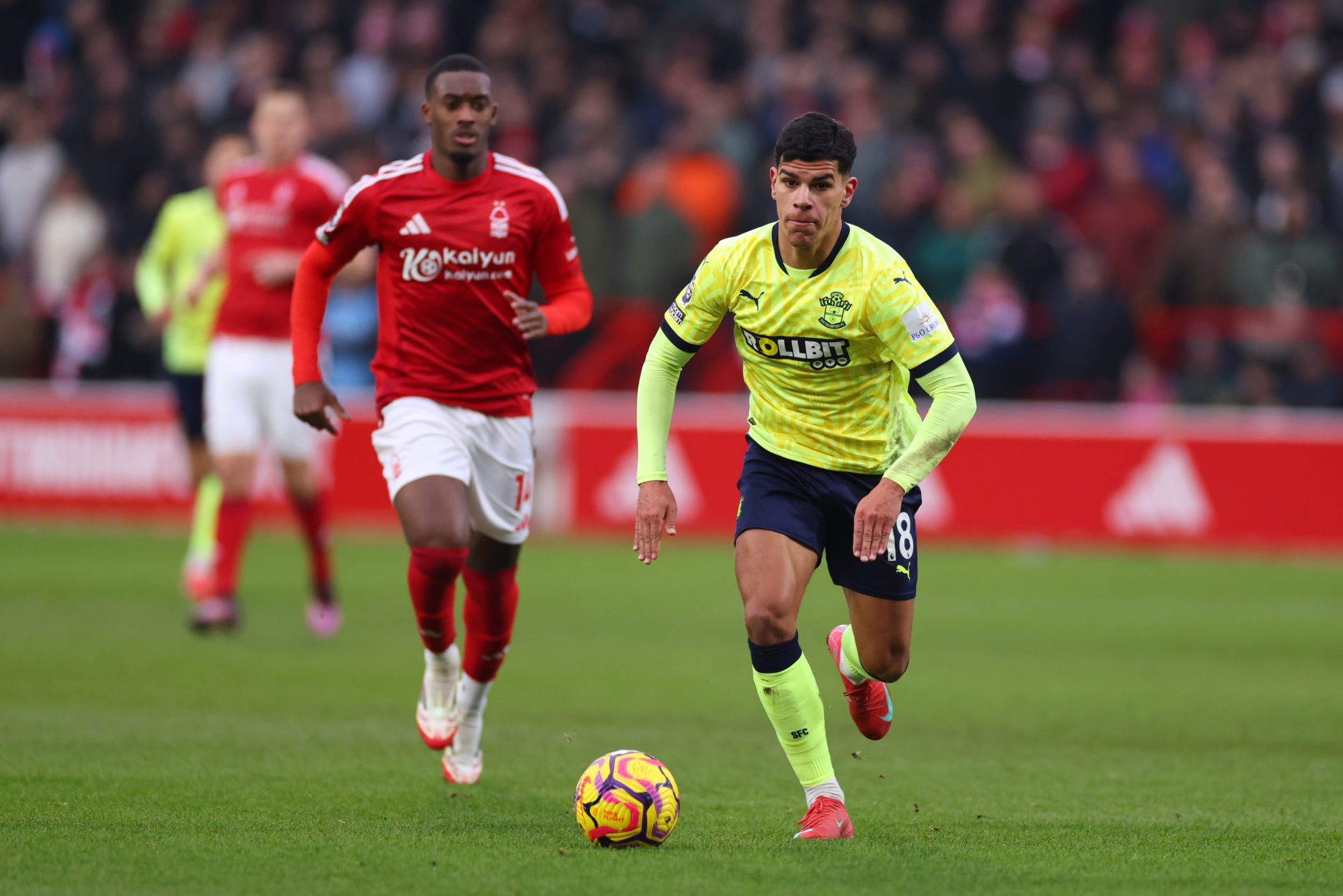 Southampton midfielder Mateus Fernandes.