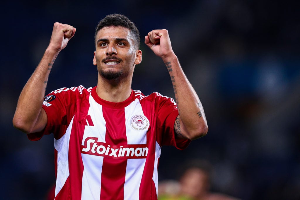 David Carmo in action for Olympiacos