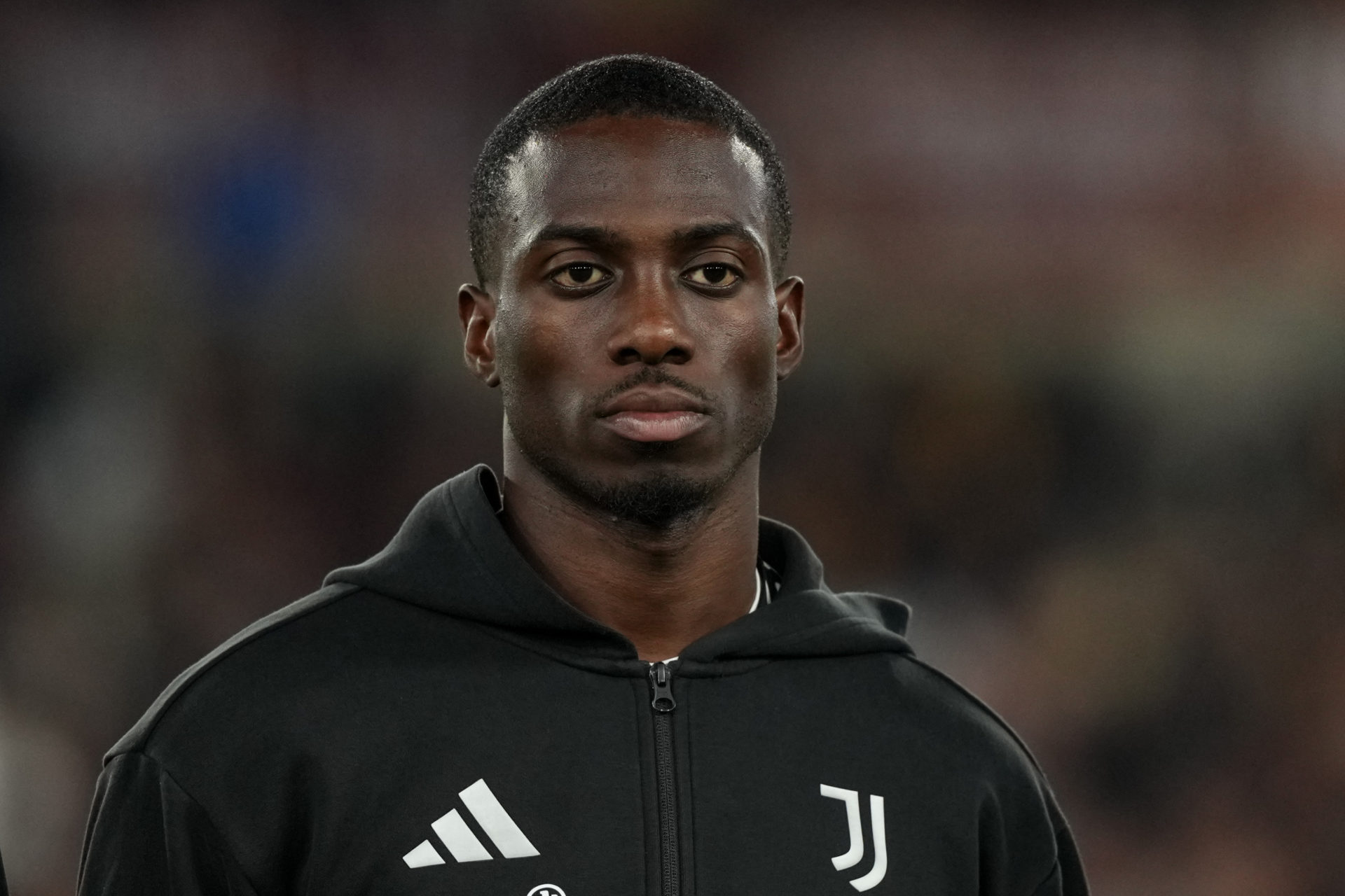 Timothy Weah ahead of the Serie A football match between AS Roma and Juventus FC