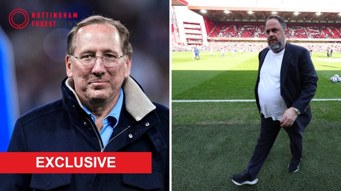 Left: John Textor of Lyon and Right: Evangelos Marinakis of Forest