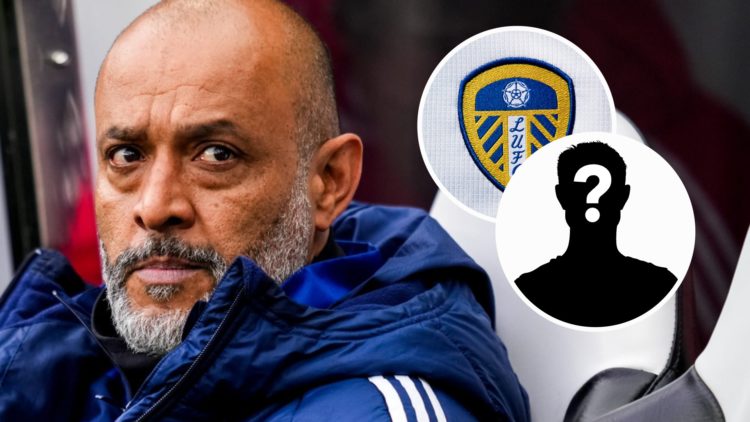 Nuno Espirito Santo looks on prior to the Premier League match between Newcastle United FC and Nottingham Forest FC. Inset: A detailed view of the ...