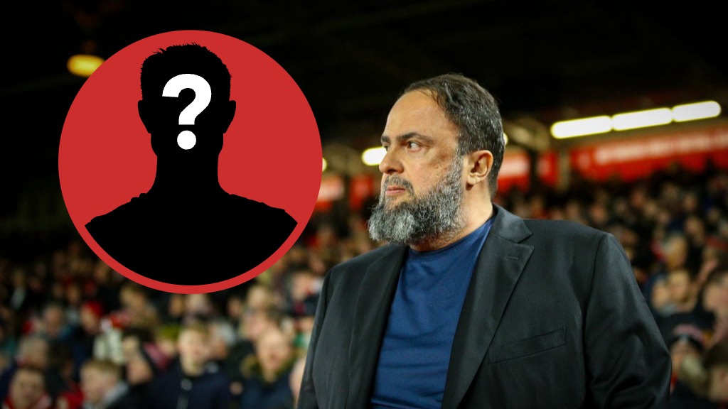 Evangelos Marinakis on the City Ground pitch ahead of the Premier League clash between Nottingham Forest and Arsenal