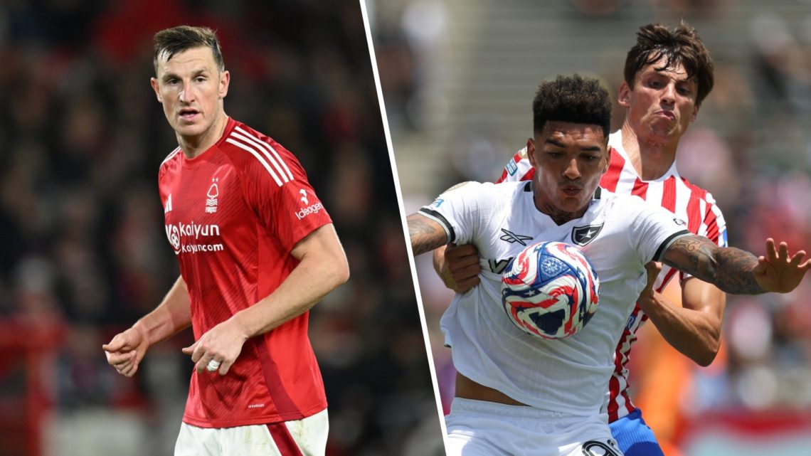 Left: Forest striker Chris Wood and Right: Botafogo talisman Igor Jesus