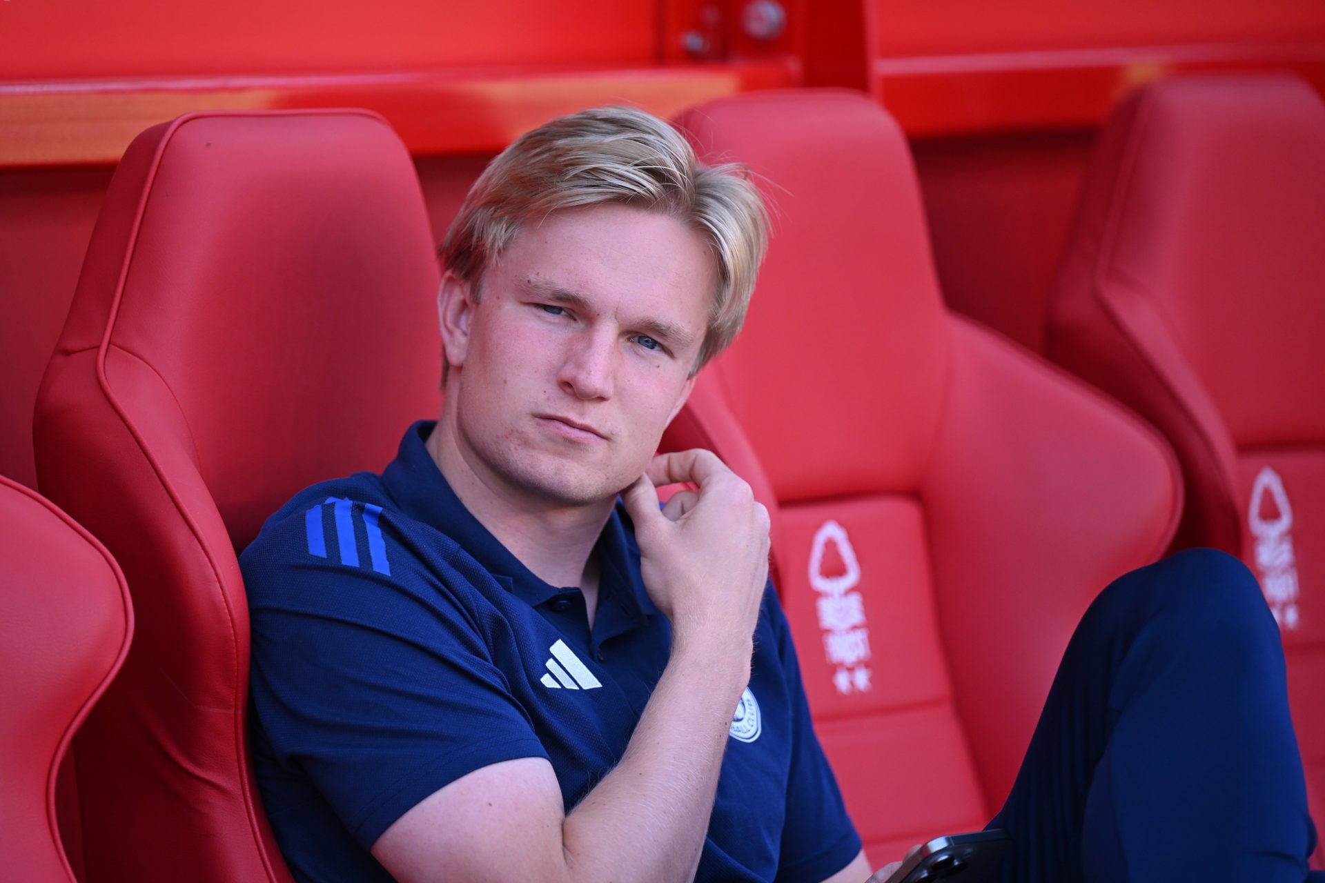 Leicester City defender Victor Kristiansen.