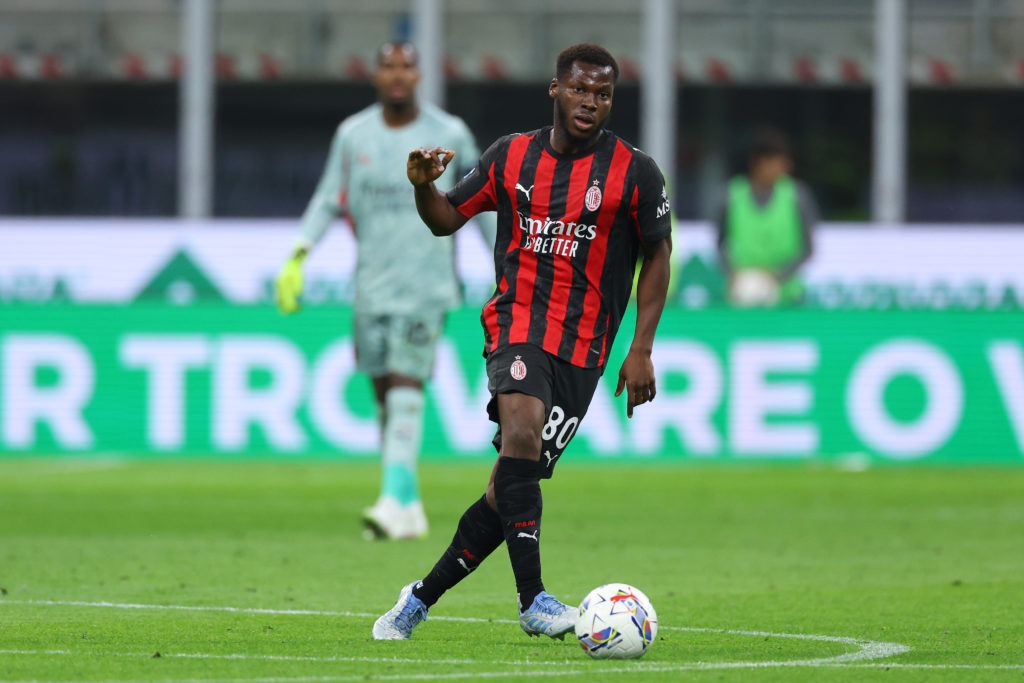 AC Milan midfielder Yunus Musah.