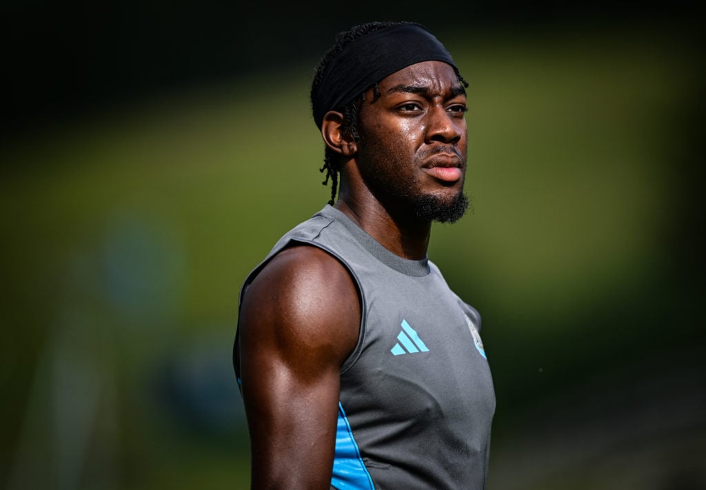 Anthony Elanga during Newcastle United's pre-season training camp in Austria
