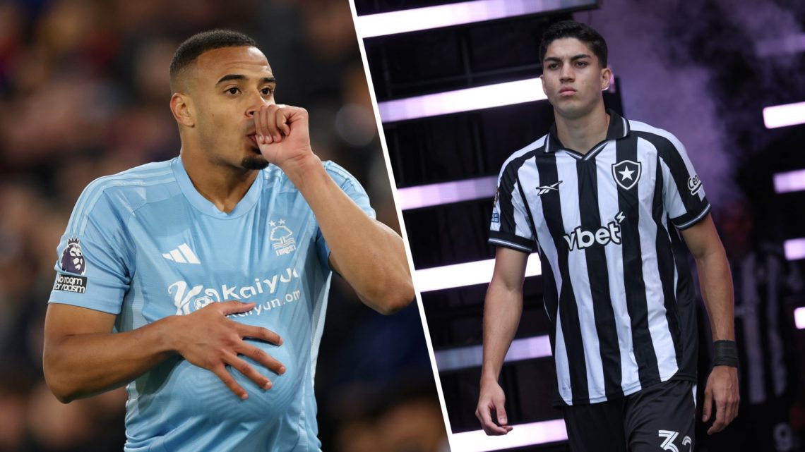 Left: Forest defender Murillo and Right: New Forest signing Jair Cunha
