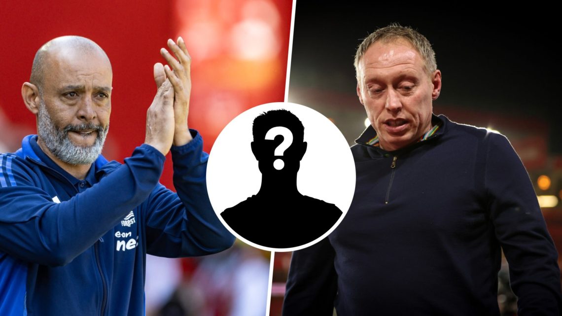 Left: Current Forest boss Nuno Espirito Santo and Right: Former Forest boss Steve Cooper