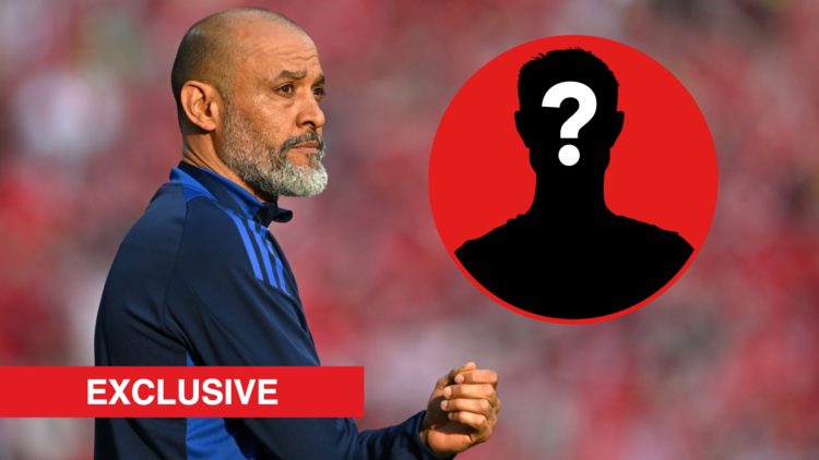 Nuno Espírito Santo looks on during the FA Cup semi-final between Nottingham Forest and Manchester City