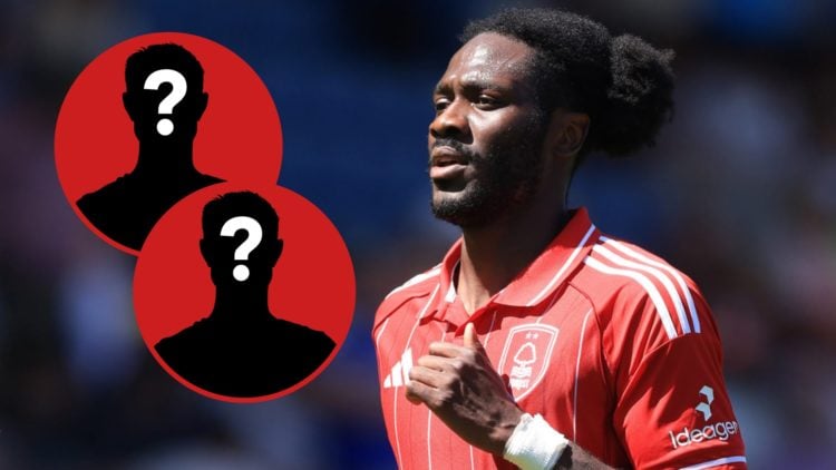 Ola Aina during Nottingham Forest's friendly vs Chesterfield